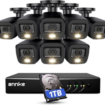 ANNKE 3K Lite 8-Channel Wired Security Camera System with 8 Cameras (1TB HDD)